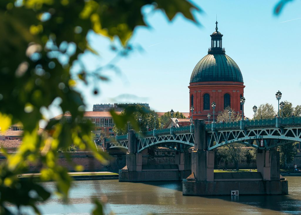 Pont Saint-Pierre & Dome Toulouse