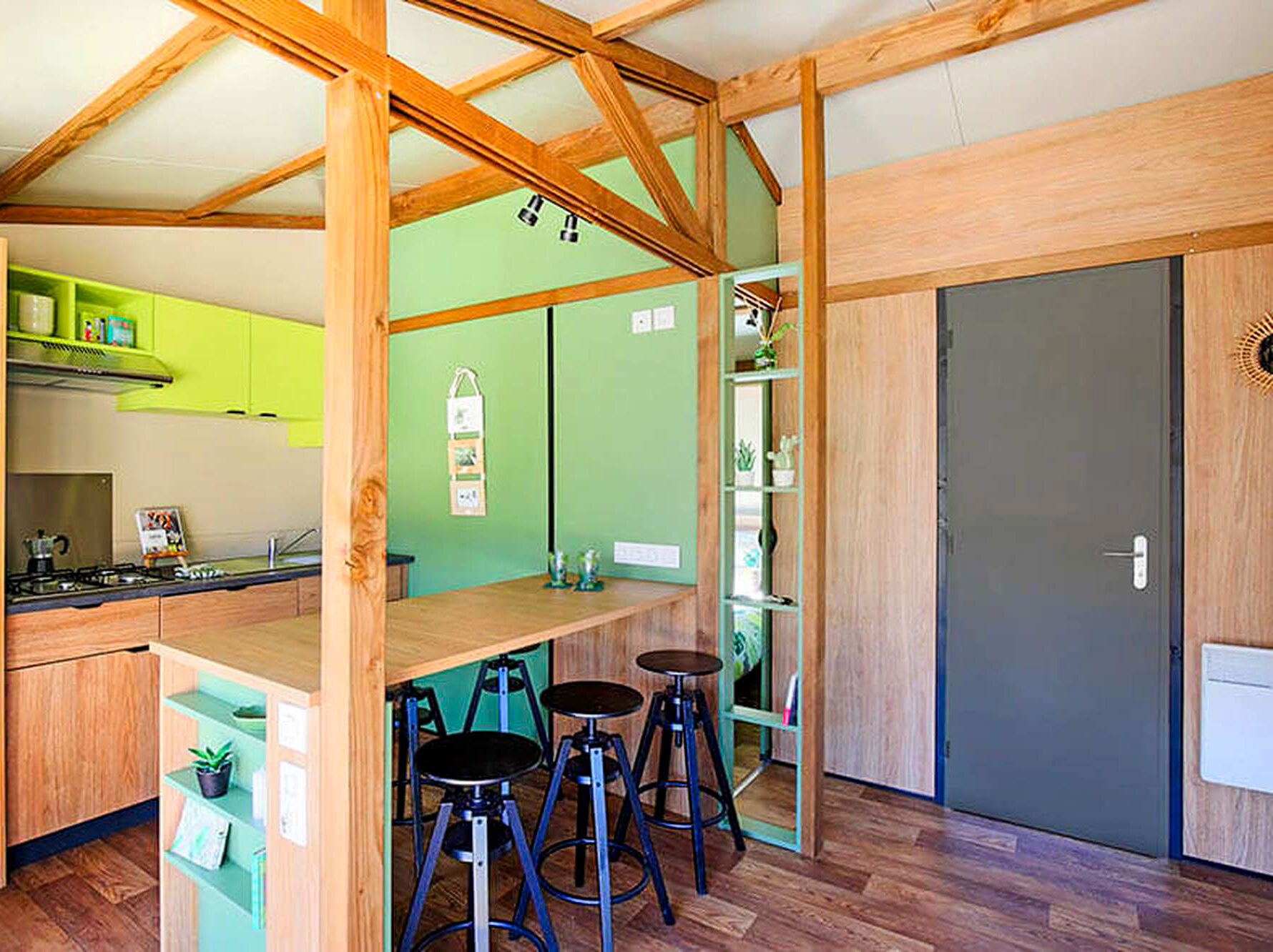 intérieur chalet domaine koukano